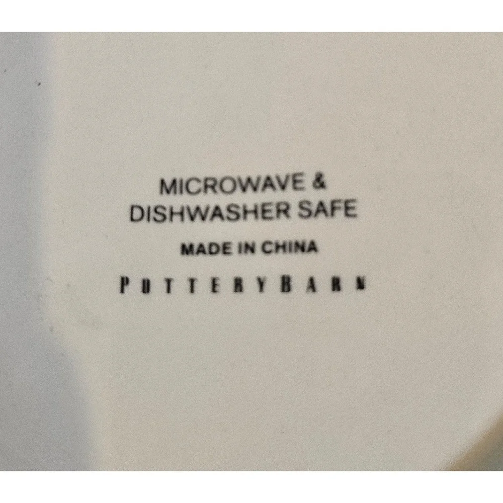 Pottery Barn Appetizer Plates 6.5